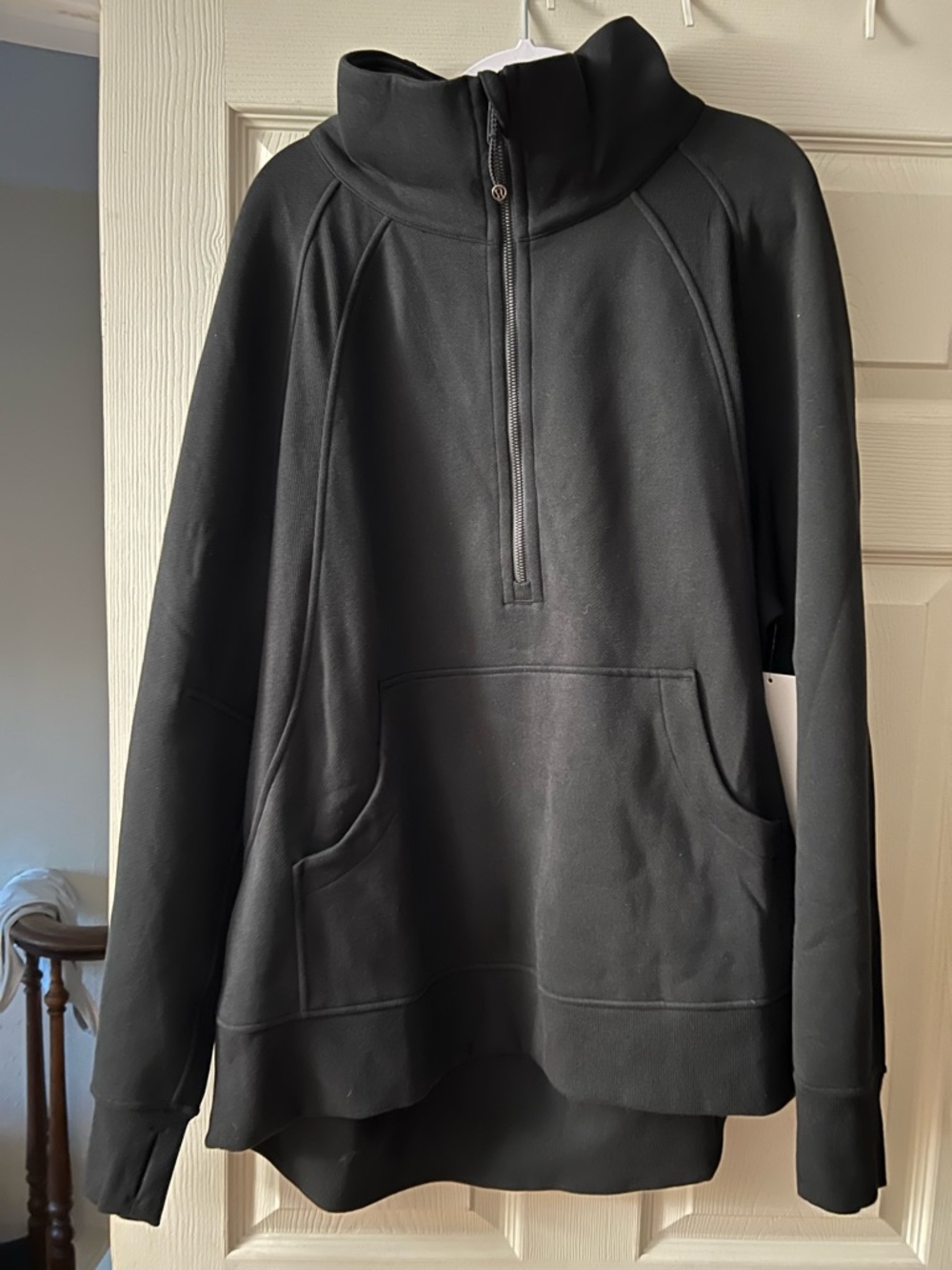 Lululemon Scuba Oversized Funnel Neck Half Zip Black XL XXL NWT